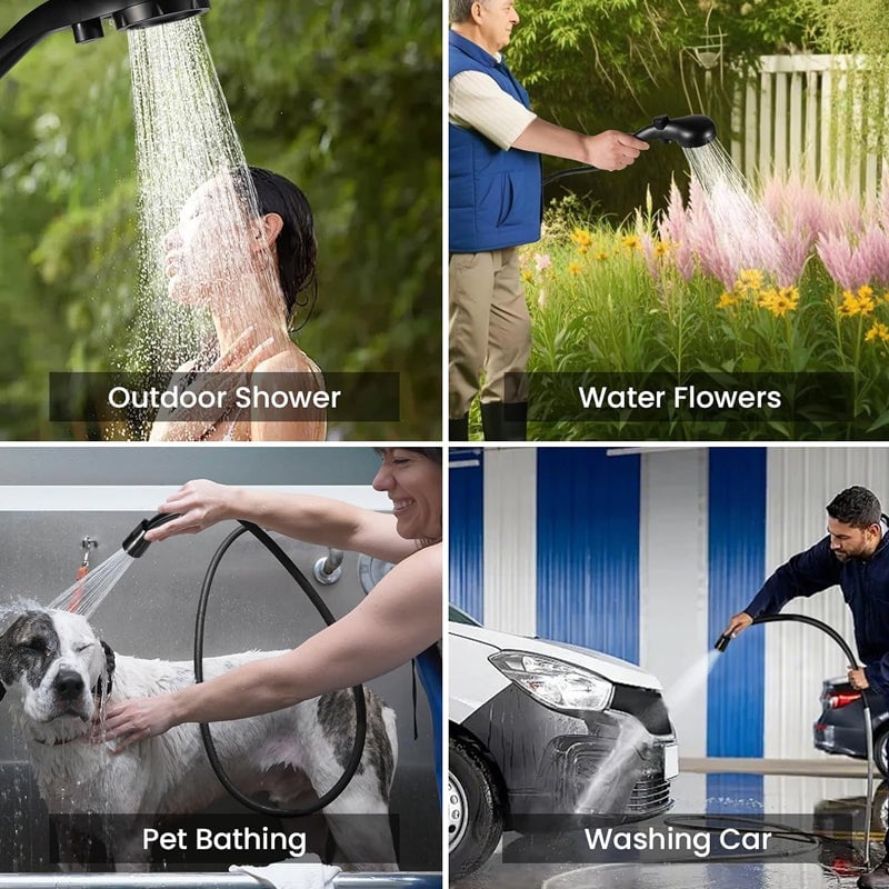 Portable Rechargeable Outdoor Camping Shower Pump